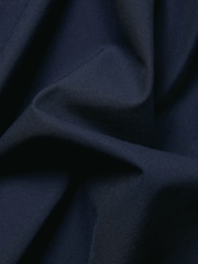 Charles Tyrwhitt Dark Blue Stripe Stretch Washed Poplin Shirt - Image 5 of 5