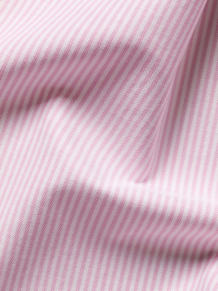 Charles Tyrwhitt Pink Strip Stripe RFU Button-Down Washed Oxford Shirt - Image 5 of 5 Charles Tyrwhitt Pink Strip Stripe RFU Button-Down Washed Oxford Shirt - Image 5 of 5