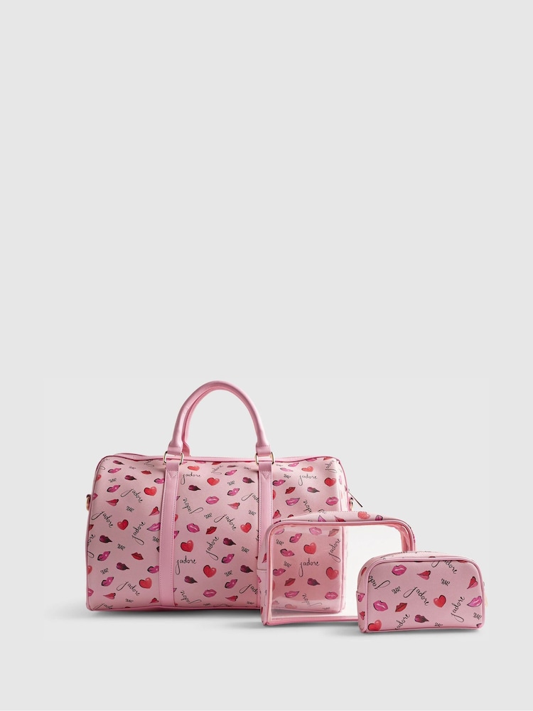 River Island Pink J'Adore Barrel Bag Bag - Image 2 of 5