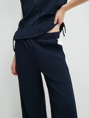 River Island High Waisted Contrast Wide Leg Joggers - صورة 4 من 4