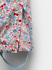 JoJo Maman Bébé Stone Ditsy Floral Waterproof Fleece-Lined Dungarees - Image 4 of 4