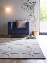 Origin Rugs Cream Penny Rug - Image 1 of 6