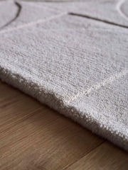 Origin Rugs Cream Penny Rug - Image 4 of 6