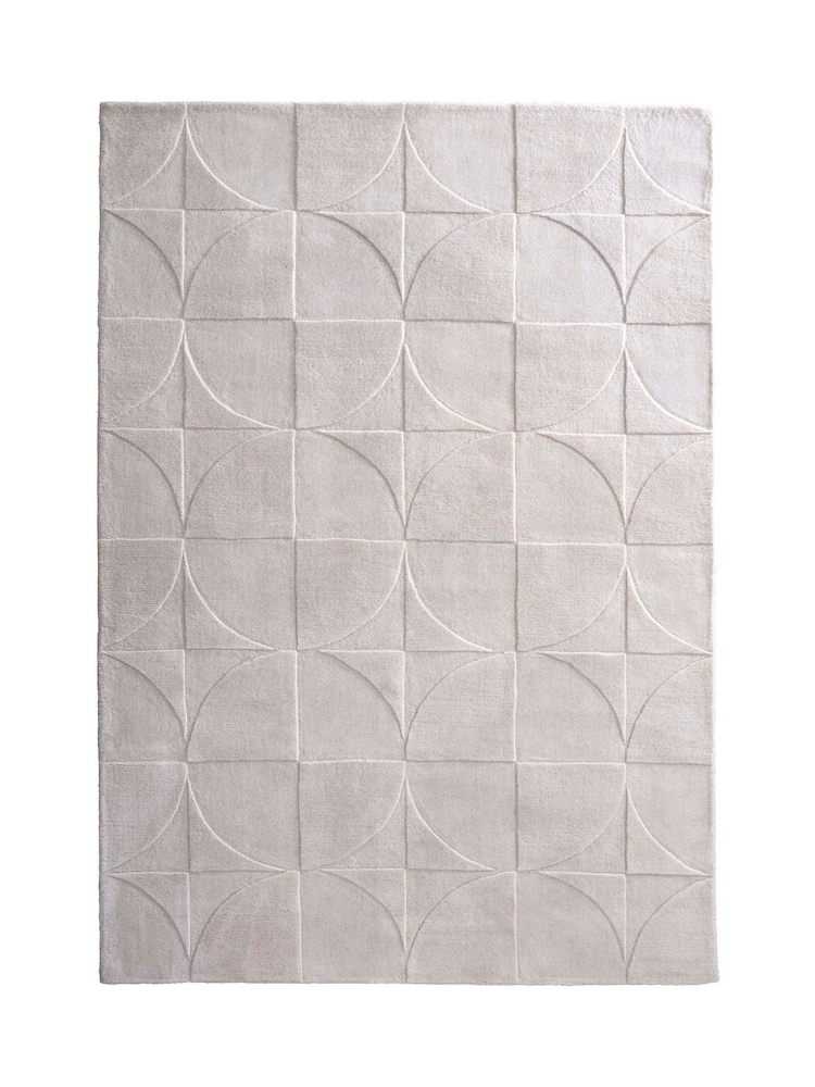 Origin Rugs Cream Penny Rug - Image 7 of 7