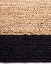 Origin Rugs Black Jute Border Rug - Image 3 of 3
