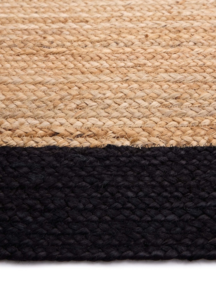 Origin Rugs Black Jute Border Rug - Image 3 of 3 Origin Rugs Black Jute Border Rug - Image 3 of 3