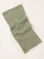 FatFace Green Pointelle Snood - Image 2 of 3