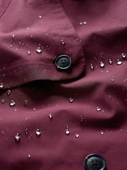 Seasalt Cornwall Purple Tall Penweathers Waterproof Trench Coat - Image 5 of 5