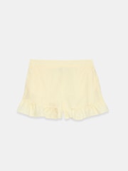 Mint Velvet Yellow Linen Ruffle Trim Shorts - Image 6 of 7
