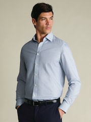 Charles Tyrwhitt Blue Non-Iron Royal Oxford Shirt - Image 1 of 6