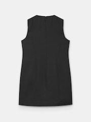 Mint Velvet Black Linen Statement Button Mini Dress - Image 8 of 8