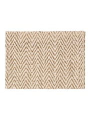 Origin Rugs Natural Jute Herringbone Doormat - Image 2 of 3