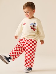 Red Pull On Wide Trousers (3mths-7yrs) - Image 3 of 8