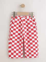 Red Pull On Wide Trousers (3mths-7yrs) - Image 5 of 8