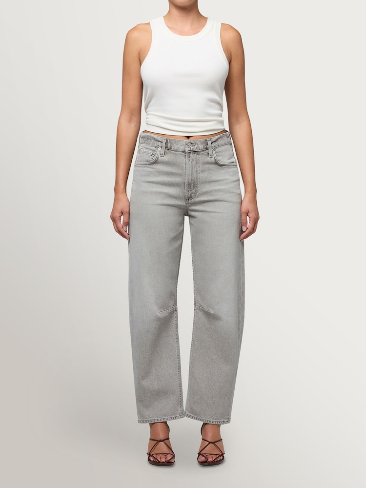 Citizens of Humanity Grey Miro Relaxed Barrel Leg Jeans - Image 1 of 4