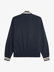 Fred Perry Blue Twill Tennis Bomber Jacket - Image 2 of 2