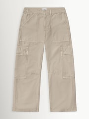 Citizens of Humanity Natural Marcelle Barrel Cargo Trousers in Burnished Khaki - Image 8 of 8