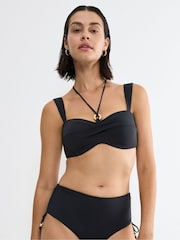 Triumph Black Summer Twist  Padded Bandeau Bikini - Image 1 of 4