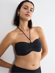 Triumph Black Summer Twist  Padded Bandeau Bikini - Image 4 of 4