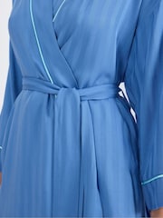 Triumph Blue Amourette Jacquard Robe Top - Image 4 of 4
