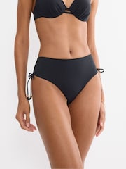 Triumph Black Mid Waist Summer Twist Bikini Bottoms - Image 1 of 4