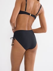 Triumph Black Mid Waist Summer Twist Bikini Bottoms - Image 2 of 4