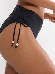 Triumph Black Mid Waist Summer Twist Bikini Bottoms - Image 4 of 4