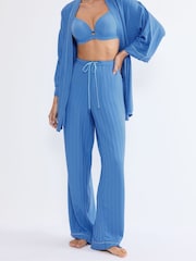 Triumph Blue Amourette Jacquard Trousers - Image 1 of 4
