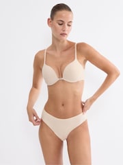 Triumph Natural Pure Micro Wired Push-up Bra with Front Closure - Image 1 of 4
