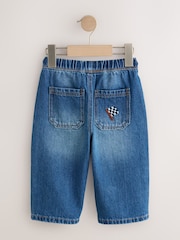 Mid Blue Denim Car Wide Fit Jeans (3mths-7yrs) - Image 2 of 4