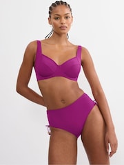 Triumph Purple Summer Twist Wired Bikini Top - Image 1 of 4