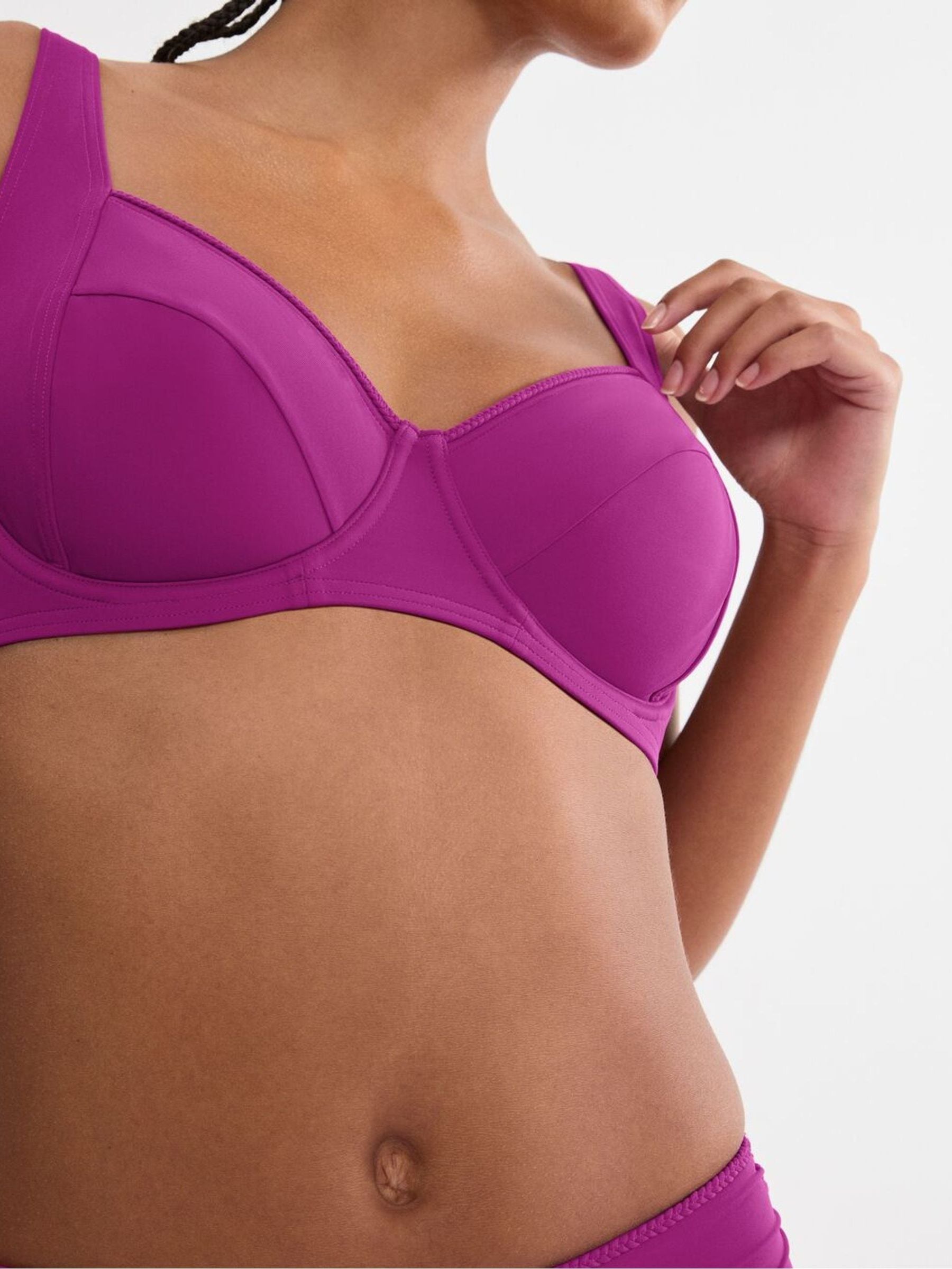 Buy Triumph Purple Summer Twist Wired Bikini Top from Next Canada