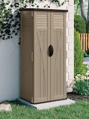 Suncast Sand Aston Garden Storage Cabinet With Assembly - Image 1 of 3