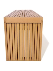 Rowlinson Natural Kyoto 3 Seat Garden Bench - Image 6 of 6