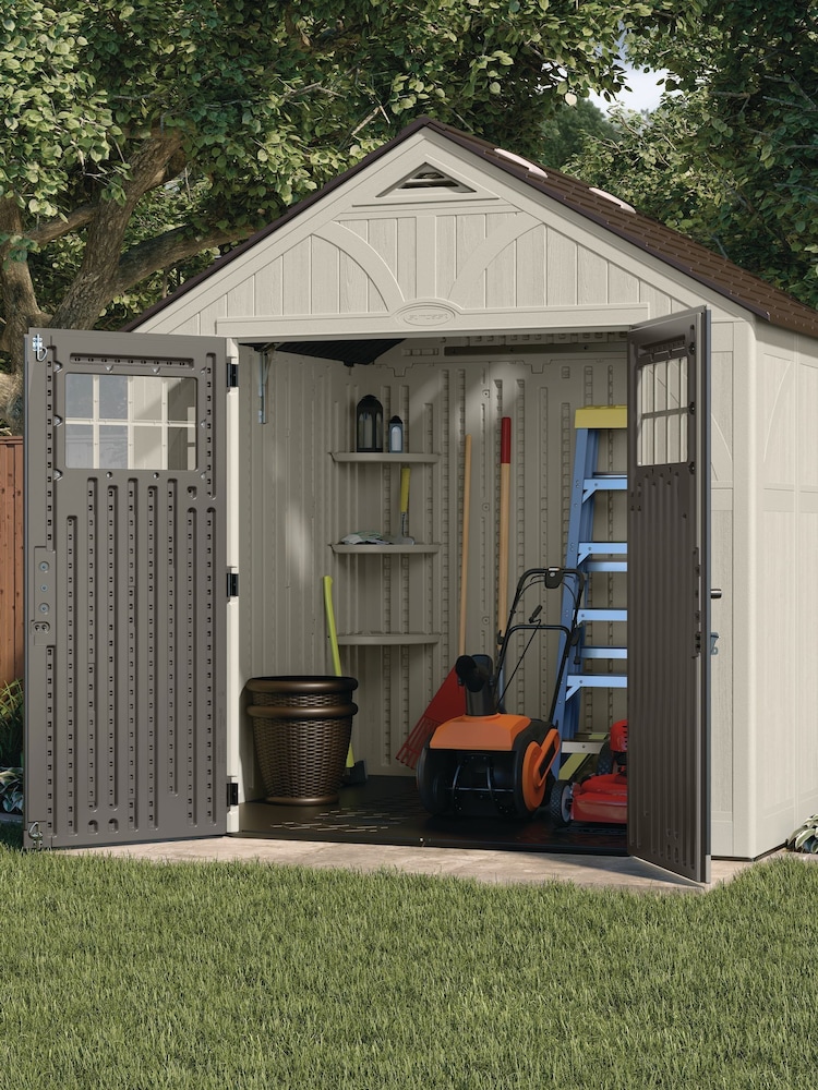 Suncast Vanilla Tremont Garden Shed With Assembly - Image 2 of 6 Suncast Vanilla Tremont Garden Shed With Assembly - Image 2 of 6