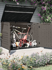 Suncast Stone Grey Stow-Away Large Garden Store With Assembly - Image 2 of 6