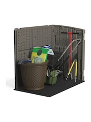 Suncast Stone Grey Stow-Away Garden Store With Assembly - Image 4 of 5