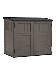 Suncast Stone Grey Stow-Away Garden Store With Assembly - Image 5 of 5