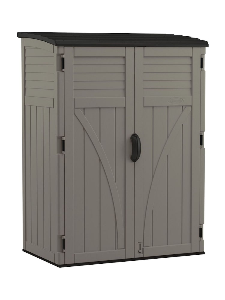 Suncast Stone Grey Aston Large Garden Storage Cabinet With Assembly - Image 4 of 4