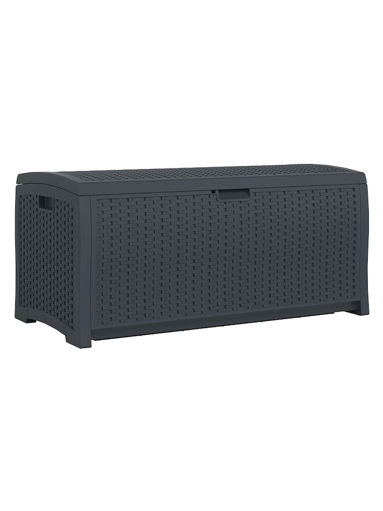 Suncast Cyberspace Grey Missouri 276L Garden Storage Box - Image 4 of 4 Suncast Cyberspace Grey Missouri 276L Garden Storage Box - Image 4 of 4