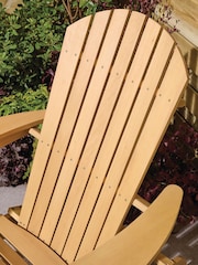 Rowlinson Natural Sandown Adirondack Garden Chair - Image 3 of 5