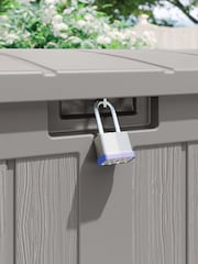 Suncast Stone Grey Montana 757L Garden Storage Box - Image 4 of 5