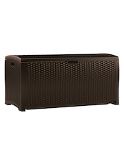 Suncast Java Brown Missouri 375L Garden Storage Box - Image 5 of 5