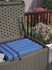 Suncast Stone Grey Minnesota 469L Garden Storage Box - Image 2 of 3