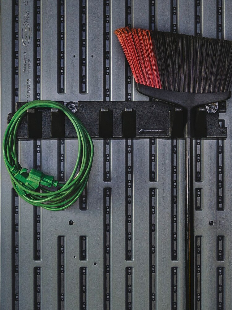 Suncast 2 Pack Black Triple Hook Long Handle Tool Hanger Set - Image 6 of 6 Suncast 2 Pack Black Triple Hook Long Handle Tool Hanger Set - Image 6 of 6