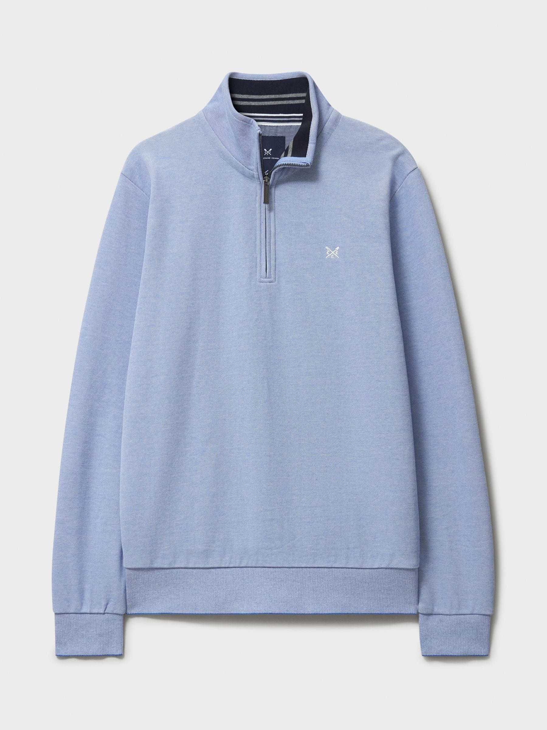 Buy Crew Clothing Blue Birdseye Half Zip Jumper from Next India