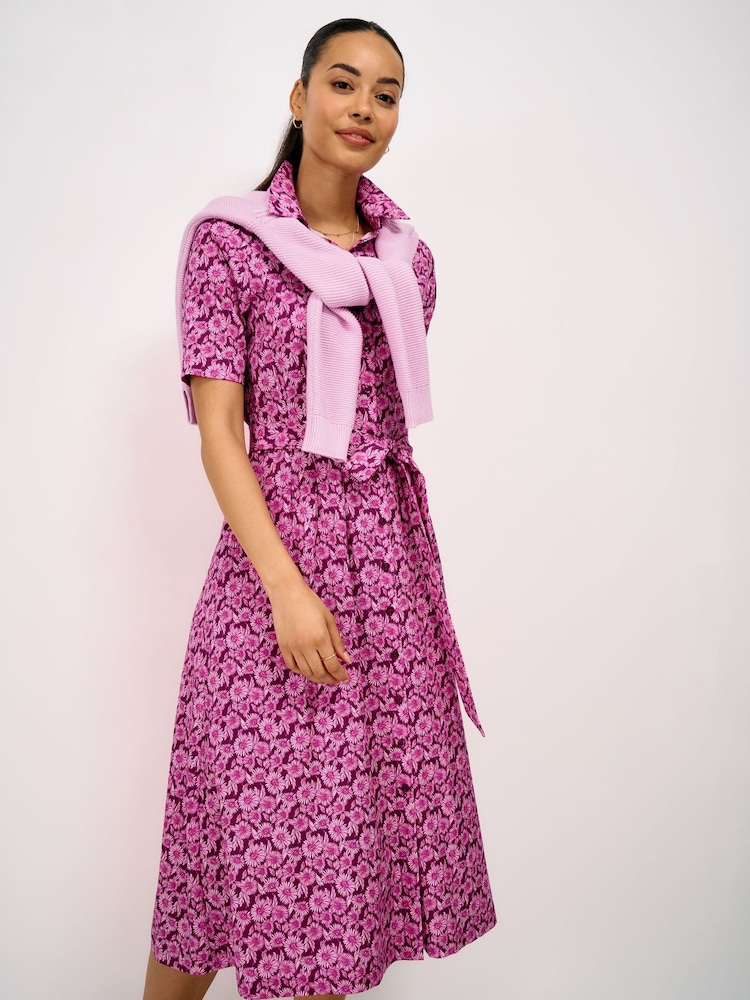 darted shirt dress KAREN MILLEN Denim Darted Waist Midaxi Shirt Dress
