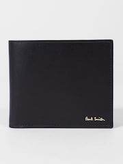 PS Paul Smith Black Leather Signature Stripe Interior Billfold Wallet - Image 1 of 2