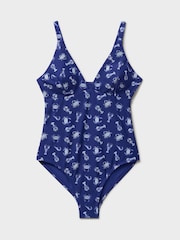 ブルー - Shellfish Print - Crew Clothing パネルデザイン 水着 - 画像 5 / 5