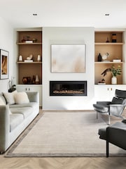 Asiatic Rugs Putty Silver Blade Border Rug - Image 1 of 6